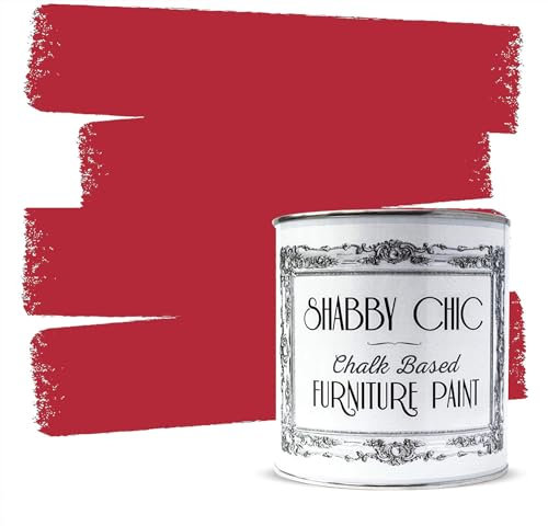 Shabby Chic Chalk Based Furniture Paint 100ml (Nautical Red)