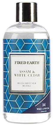 WAX LYRICAL Fired Earth Assam & White Cedar Reed Diffuser Refill, 200ml