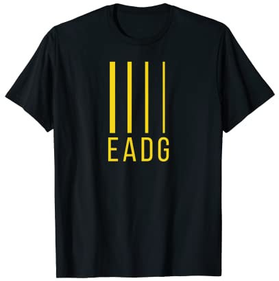 EADG Guitare basse 4 cordes T-Shirt