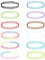 MXTIMWAN 12 Stück Choker Halskette Set, Stretch Choker, Tattoo Kette, Gummi Halsband, Damen Elastische Halskette