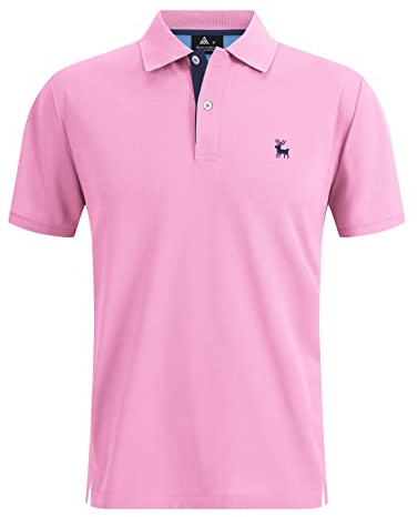 SwissWell Herren Kurzarm Poloshirt Atmungsaktiv Schnelltrocknend T-Shirt Golf Sommer Poloshirts Männer Knopfleiste Polohemd