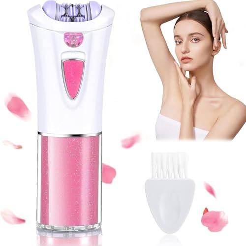 Gesichtsepilierer, schnurloser Epilierer für Gesichtshaar mit LED-Licht, Mini-Epilierer, elektrische Gesichtshaarentfernung für Frauen, Gesicht, Bikini, Bein, Arme