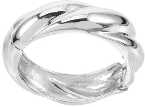 Holibanna -Wellen-Armband women bracelet armband zubehör Armbandtextur Damenarmband Damenarmbänder Anhänger Halskette Armreif für Damen Handgelenkschmuck Zinklegierung Silver