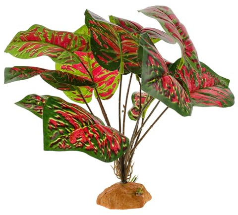 VILLFUL Aquarium Landschaftsgestaltungsornament, Landschaftspflanze, Reptilienbedarf, Aquarium Landschaftsgestaltungspflanze, Reptilientankpflanze, Simulationspflanze, Reptilien