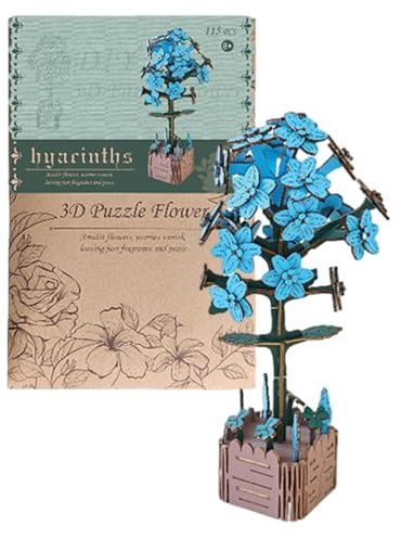 3D-pusselspel - kreativ byggsats - 3D-träpussel - för barn, heminredning, avkoppling, mittbord och utställning
