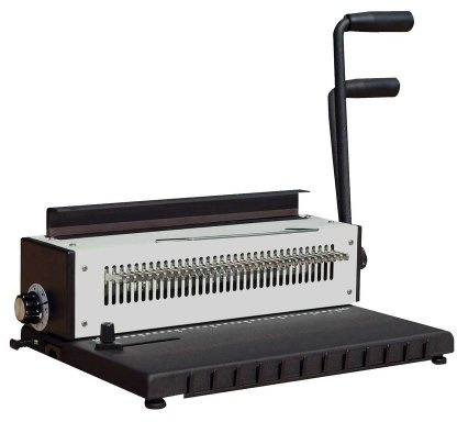 Pavo – Metallbindningsmaskin HD 3:1 för upp till 135 ark, stansning av upp till 15 ark samtidigt, fyrkantiga hål 4 x 4 mm, 34 justerbara stansstift – 8032907