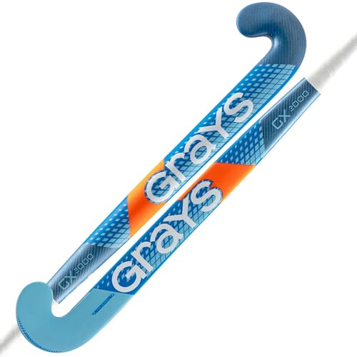 GRAYS Stick Hockey Erba GX2000 Dynabow MC Blu, Bastone Hockey (37.5)