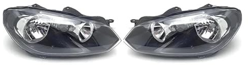 Projecteur Principal pour VW pour Golf 6 2011 2012 2013 2014 Phares Voiture Phare Assemblage Remplacement Avant Tout Auto Lumière Assemblée Feux Avants Auto(2 Pcs Left and Right)