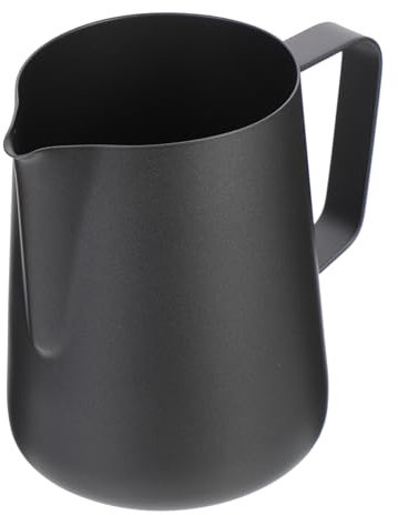 CLISPEED cafetière latte lait café lanceur latté tasses accessoire cafe latte art anti rouille antirouille Cappuccino tasse à mousser cafetière à vapeur Acier inoxydable Black