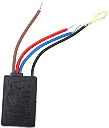 Yardenfun Lampe De Table Led Tactile Dimmable Noire Variateur Induction Professionnelle Interrupteur Tactile Pour Chevet Et Chambre Contrôle Facile Luminosité