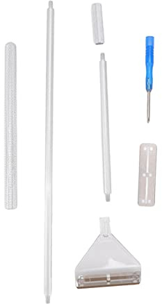 Zerodis Aquarium Algas Raspador Premium ABS Cabeza de Pescado Rasta de Algas para Facilitar la Limpieza