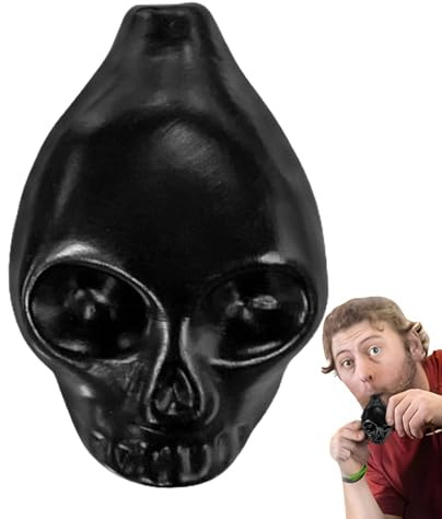 Silbato De La Muerte Azteca Más Fuerte | Sonido Cerámico Potente Terror | Juguetes Novedosos Para Ceremonias Rituales Casas Encantadas Y Producción Audiovisual