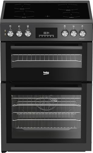 Beko AeroPerfect™ FTC6731A 60cm Wide Single Oven Electric Cooker with Ceramic Hob - Anthracite - A Rated