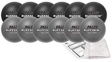 Palos Sports RuffSKIN 6 Foam Dodgeball Class Pack of 12 - Black/Gray