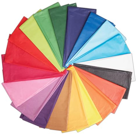 Stephens 750 x 500 mm Tissue Paper - Standard Colours, 20 Sheets