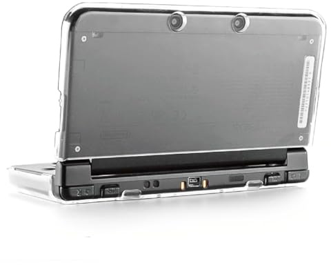 TNP Schutzhülle kompatibel mit Nintendo 3DS XL LL 2015 – ultraklare kristallklare Hartschalen-Schutzhülle für Nintendo 3DS XL / 3DS LL 2015 [neues modifiziertes Scharnierloses Design]