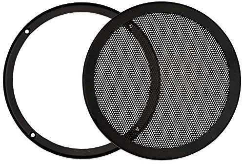 Goldwood Snap On 8 Subwoofer Grille Steel Mesh Speaker Black (SGM8)