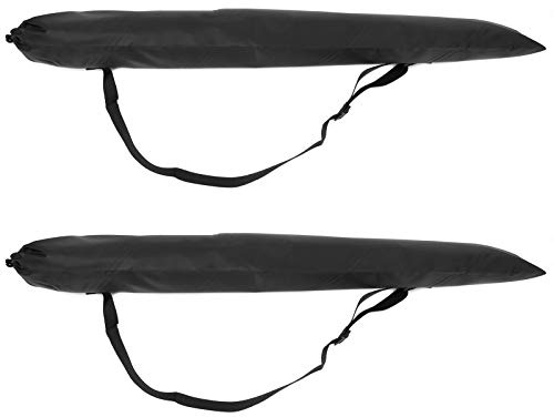 Joyzan Tent Pole Bag, Trekking Poles Carrying Bags Portable Walking Stick Storage Pouch Outdoor Canopy Organizer Foldable Climbing Sticks Rods Case Container Camping Hiking Travel Fishing 2PCS