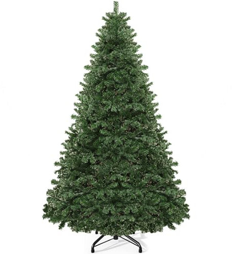 YITAHOME Albero di Natale Artificiale 230 cm, ca. 1346 Punte, Albero di Natale Realistico con Rami Densi, Supporto in Metallo & Telaio Pieghevole, 230 x Φ135 cm
