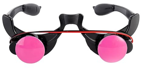 RUIXIA Lunettes Lumineuses D'Halloween Lunettes LED Yeux Rouges Clignotantes Accessoires de Déguisement Faucheuse Halloween Accessoires de Costume Faucheuse