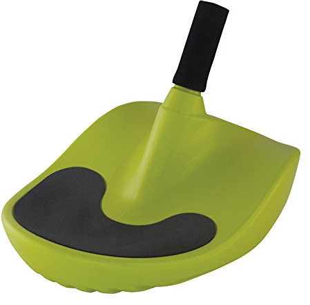 AlpenGaudi Zipfel - robuster Kunststoffrodel Schlitten für Kinder und Erwachsene mit einfacher Steuerung, blau, 57cm