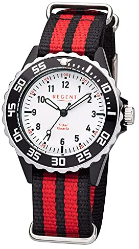 Regent Enfants Unisexes Analogue Quartz Montre avec Bracelet en Textile 12400277