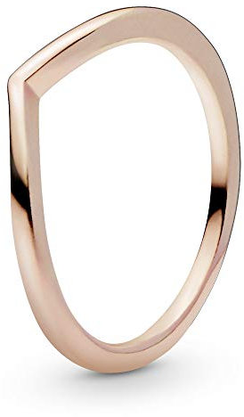 PANDORA Damen-Stapelring 14_k_(585) Rotgold mit '- Ringgröße 50 (15.9) 186314-50