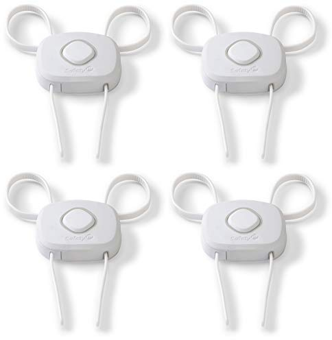Safety 1st OutSmart™ Flex Lock, White, 4 Pack