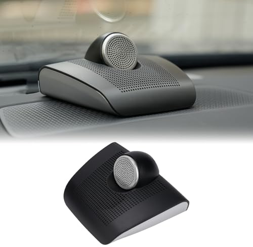 WDiYA Car Surface Mount Speakers Premium Bass + Silk Film Tweeter Unit High-Performance Center-Channel Speakers Audio System Universal Mid-Dash Center Console Stereo Surround Easy No-Cut Installation