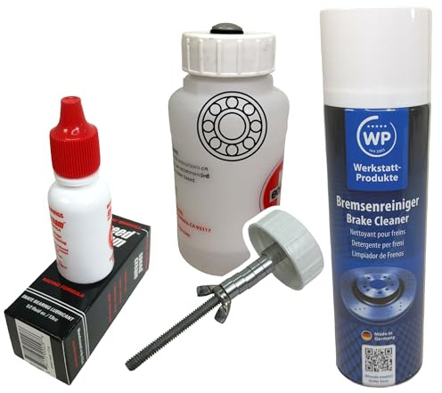 F26 Set per la cura dei cuscinetti a sfera, detergente e olio Speed Cream, 3 pezzi