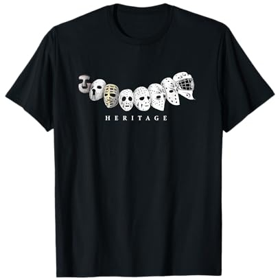 Ice Hockey Goalie Evolution Vintage to Modern Masks T-Shirt