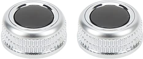 2pcs Manopola di Regolazione del Volume, Manopola di Controllo del Volume della Radio Stereo 8t0919070b Sostituzione Dell'interruttore del Pulsante Per A4 A5 S5 Q5