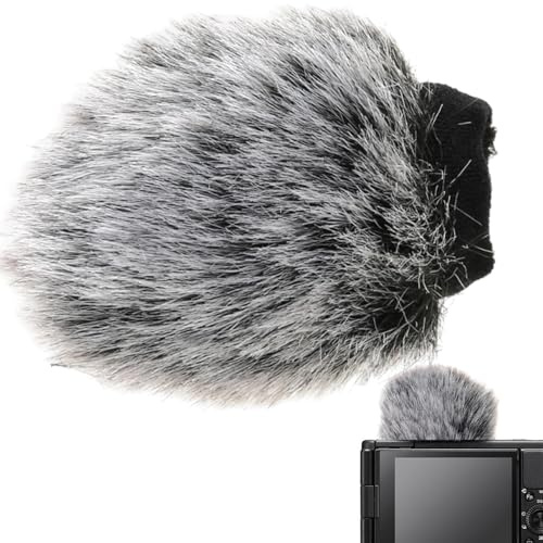Protezione antivento per microfono peloso – protezione antivento per