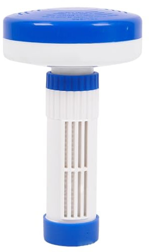 Peosaard Bromo Flotante de hidromasaje, bañera de hidromasaje bromo de PVC Ajustable con Flotador con Escala dispensador de Cloro Flotante multipropósito para Piscina, SPA