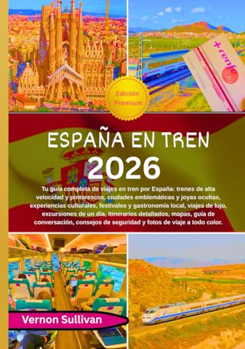 España en tren 2026: Tu guía completa de viajes en tren por España: trenes de alta velocidad y pintorescos,ciudades emblemáticas y joyas ocultas, experiencias culturales, festivales y gastronomía loc
