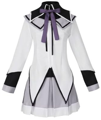 Xinchangda KanameMadoka - Costume per cosplay, Akemi Homura, uniforme da combattimento, set completo di anime e giochi di ruolo, costume per Halloween da donna