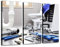Klempnerwerkzeuge und Ausrüstung in einem Badezimmer, Sanitär-Reparaturservice, Druck auf Leinwand, Wandkunstwerk, moderne Fotografie, Heimdekoration, gespannt und gerahmt, 3 Stück