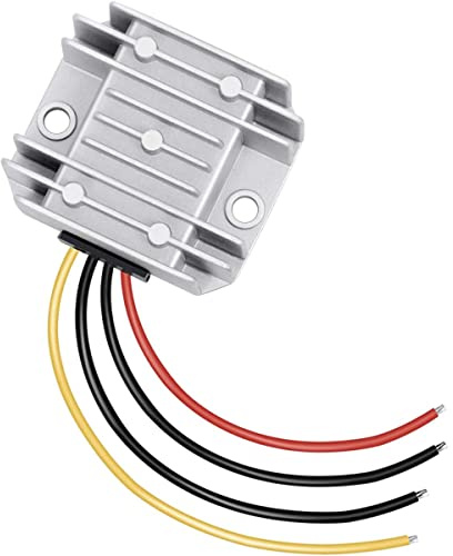 Greluma 1 Styck Vattentät DC 12V 3A Spänningsstabilisator/Överspänningsskydd/Strömförsörjning Regulator,DC 8V-40V till 12V 36W Automatisk Kliv Ner Upp Boost Bock Omvandlare