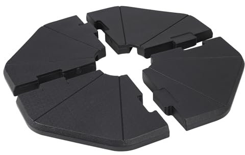 Sekey Ampelschirmständer Sonnenschirmständer für Ampelschirm, nach Befüllung mit Wasser oder Sand bis zu 60KG-78KG