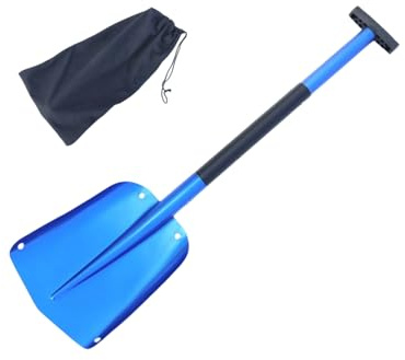 Pala in Alluminio Pieghevole a Lunghezza Regolabile Ideale Per La Rimozione Del Ghiaccio E Attività All'aperto Per Escursionisti in Campeggio Proprietari Case Pala Da Neve in Alluminio Leggero