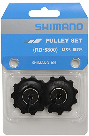 Shimano 105 5800 Schaltrollensatz, Silver/Black, One Size