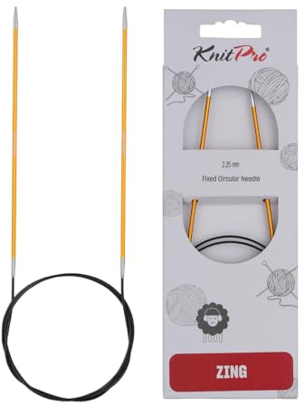 KnitPro Zing Fixed Circular Needles 24 (60cm) | Size 2.25mm