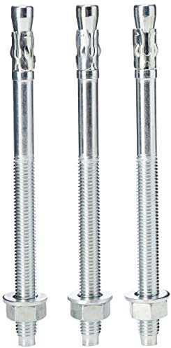 AHC K-ZYTB12180B5 Bolts, Zinc Plated, M12 x 180mm, Set of 5 Pieces