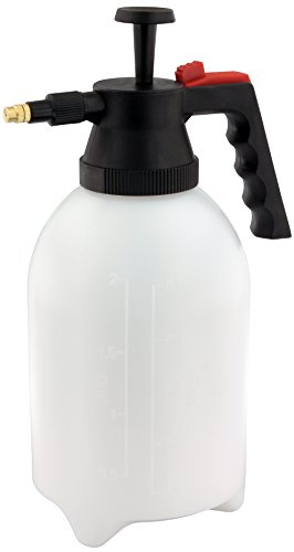 BLUREA Drucksprüher mit Zerstäuberdüse, verstellbare Messingdüse, 2 Liter, für Werkstattbereich, Gartenarbeit, Haushalt, Geeignet für Lösungsmittel Reinigungsmittel