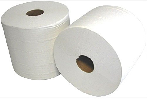 2 bobine di ovatta per pulitura industriale, 2 x 18 g/m², 2 veli, 1000 formati, 24 x 30 cm, G905LSM, certificato Francia Medical Industrie