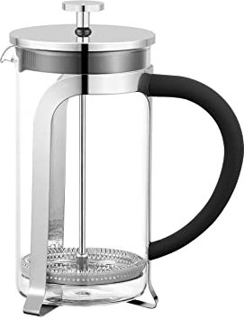VIER - Cafetière française avec filtre LIZ 600 ml (22 oz) presse café, cafetière à piston. Verre Borosilicate Filtre inoxydable 304 (18/10) à l'intérieur.