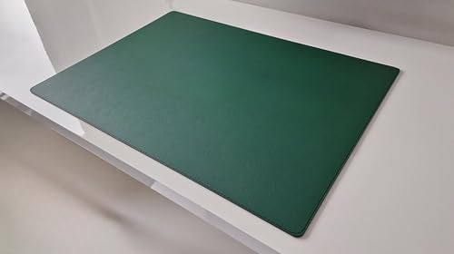 PM Schreibtischunterlage Sanftlux Leder in 12 Farben 3 Gr. (Alt Grün, 70cm x 50xm)