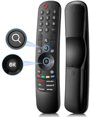Universal para Mando LG Smart TV,Mando a Distancia para Todos los Televisión LG Original Magic Control MR24GA MR23GA MR22GN MR21GA