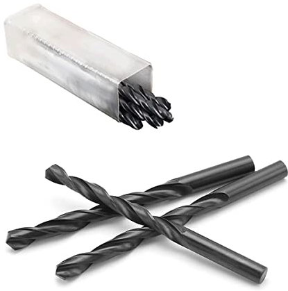 Confezione da 10 punte elicoidali per trapano elicoidale, in acciaio HSS, 2-8 mm, per trapano a mano, accessori per legno, metallo, acciaio, plastica (2 mm)