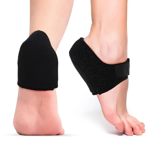Bremorou Fersenkissen Bett Fersenkappen Gel Cush Fersensporn Polster Plantar Fasciitis Ferse Protektoren für Fersenpolster Gelkissen Fersenschalen Einlagen für Trockene Rissige Geschwollenen Knöcheln